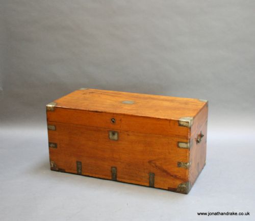 C19th Camphor Campaign Trunk