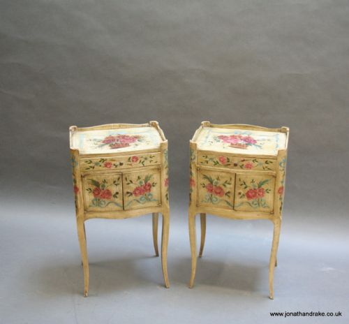 Pair French Bedside Tables