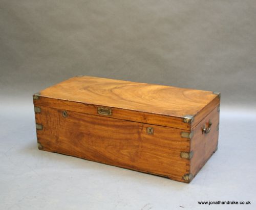 C19th Camphor Campaign Trunk