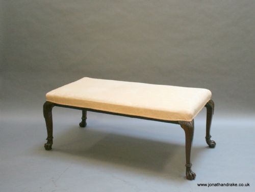 George 111 Style Mahogany Footstool