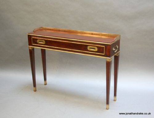 Campaign Type Hall Table