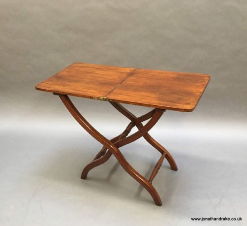 C19th Mahogany Coaching Occasional Table