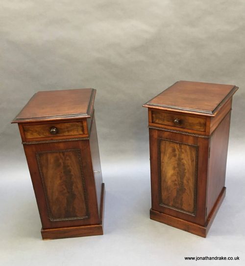 Pair Victorian Bedside Cabinets