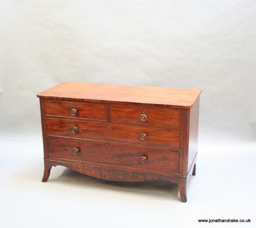 Victorian Mahogany Low Chest