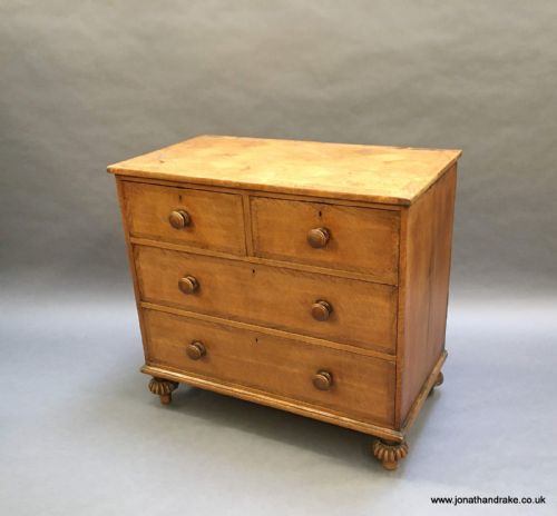 Rare C19th Small Oak Chest
