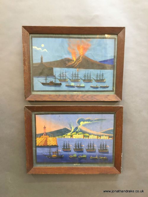 Pair of Napoleonic Naples Scenes
