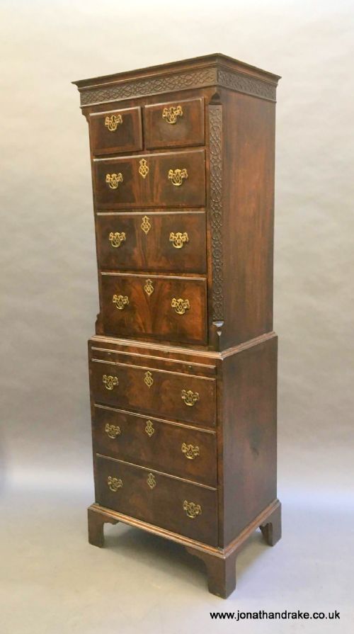 Chippendale Tallboy Chest of Drawers