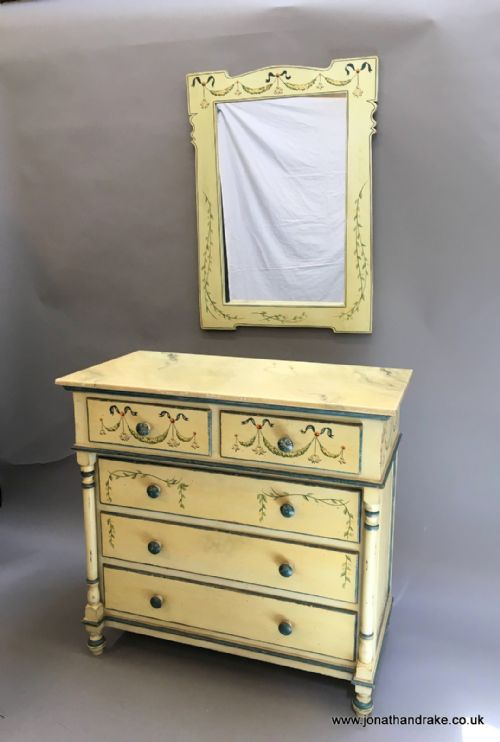 Continental Painted Chest of Drawers