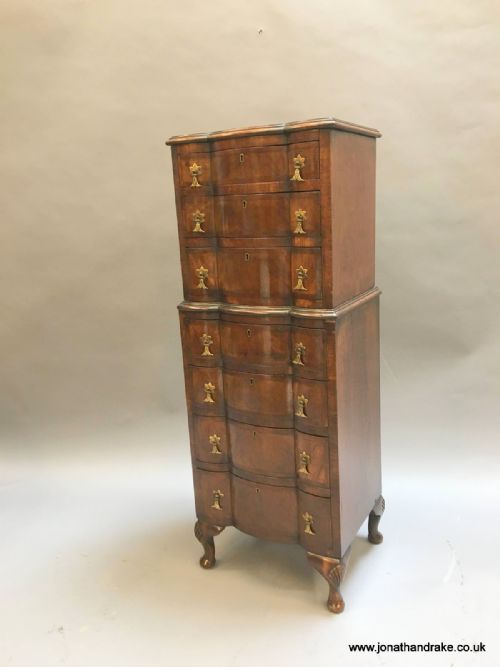 Queen Anne Style Small Chest of Drawers