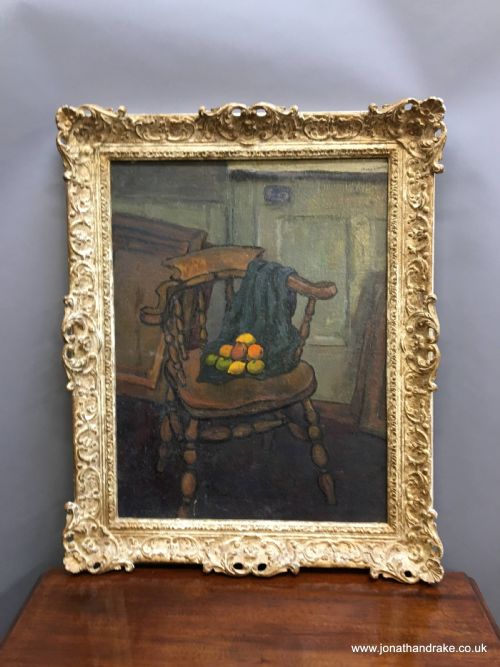 Oil on Board , Still-life Signed