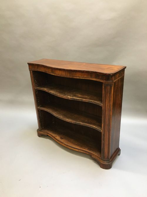Early Victorian Rosewood Bookcase