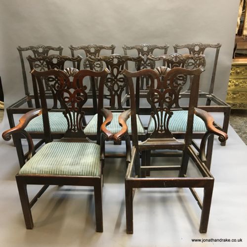 Set of C18th Mahogany Dining Chairs
