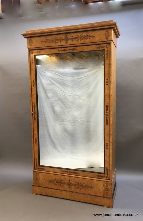 C19th French Ash Armoire Wardrobe