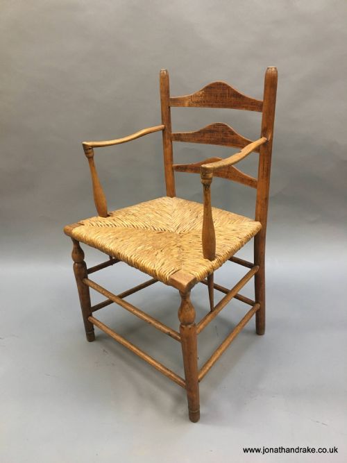 Early C19th Country Chair, Stamped