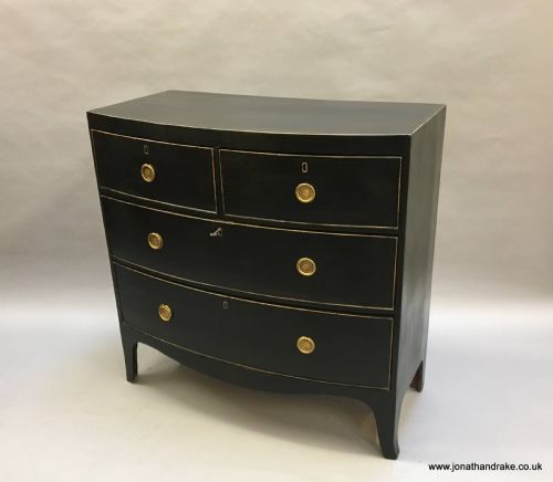 Georgian Ebonised Chest of Drawers