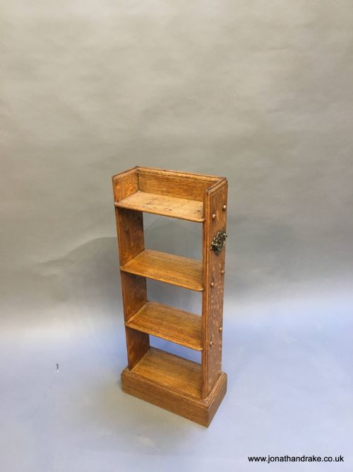 Victorian Oak Small Bookcase
