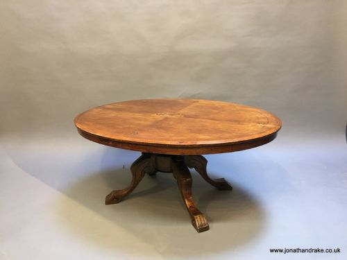Victorian Oval Coffee Table