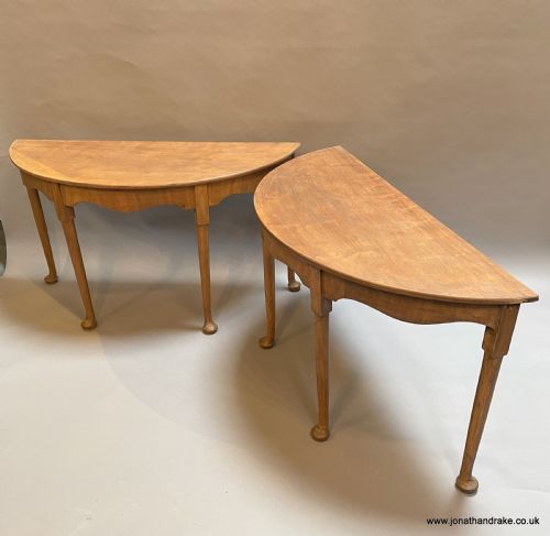 Console Tables , Pair Georgian Mahogany