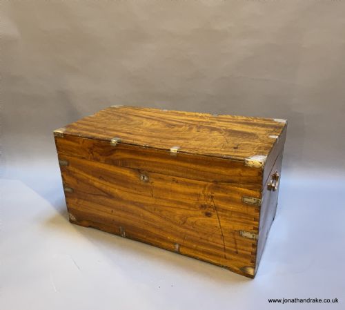 C19th Camphor Campaign Trunk
