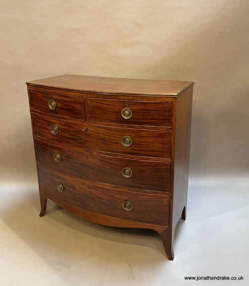 George 111 Bow Chest of Drawers