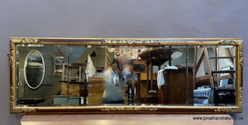 George II Design Overmantle Mirror
