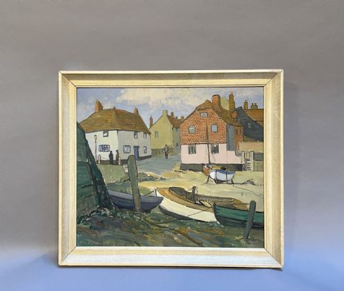 Oil Board , Beached Vessels , Signed