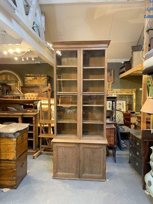 EXCEPTIONAL C19TH TALL BOOKCASE BY HOWARD SONS - ADDITIONAL PHOTO 22