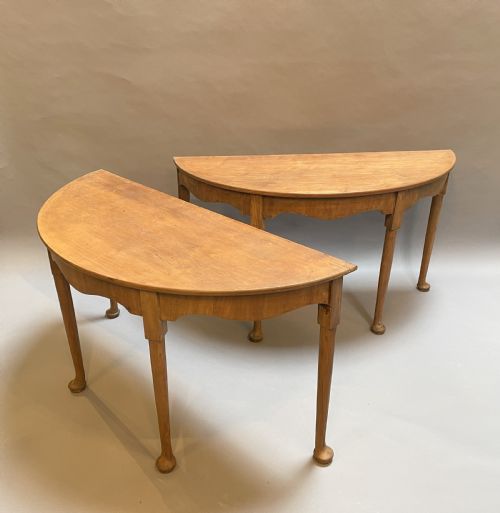 Console Tables , Pair Georgian Mahogany
