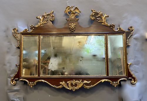 Georgian Revival Overmantel Mirror