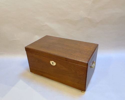 C18th Red Walnut Trunk Coffer