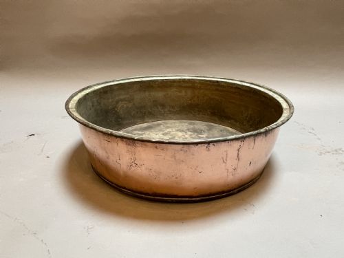 LARGE C19TH COPPER JAM PRESERVE PAN - ADDITIONAL PHOTO 8