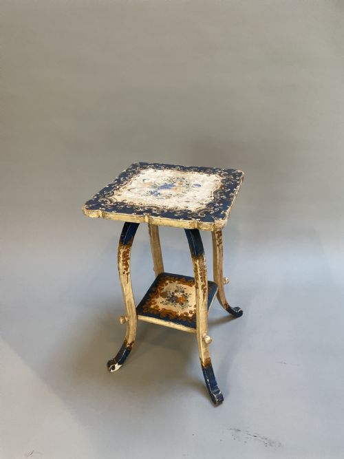 Small Painted Occasional Table