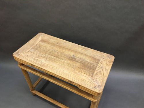 CHINESE ELM SIDE TABLE - ADDITIONAL PHOTO 1