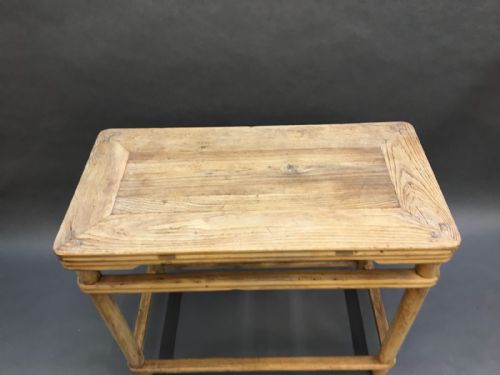 CHINESE ELM SIDE TABLE - ADDITIONAL PHOTO 3