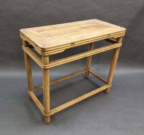 CHINESE ELM SIDE TABLE - ADDITIONAL PHOTO 5