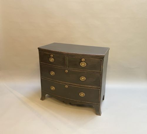George III Small Ebonised Chest of Drawers