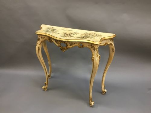 Italianate Lacquered Console Table