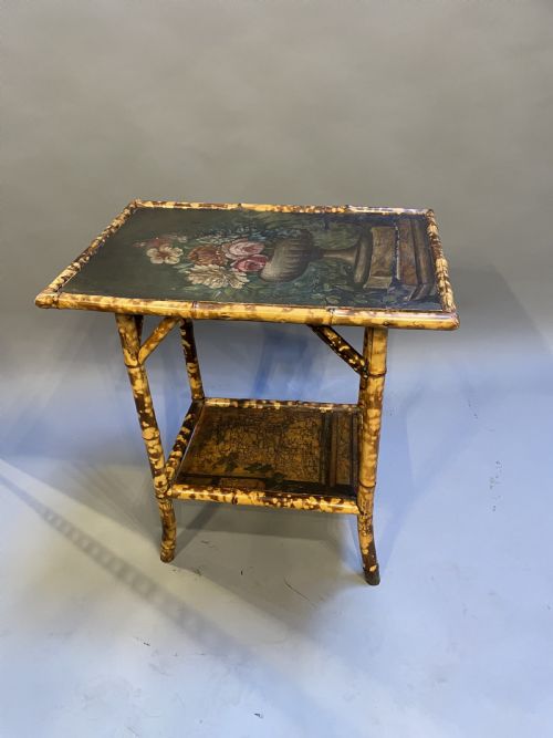 Victorian Bamboo Side Table