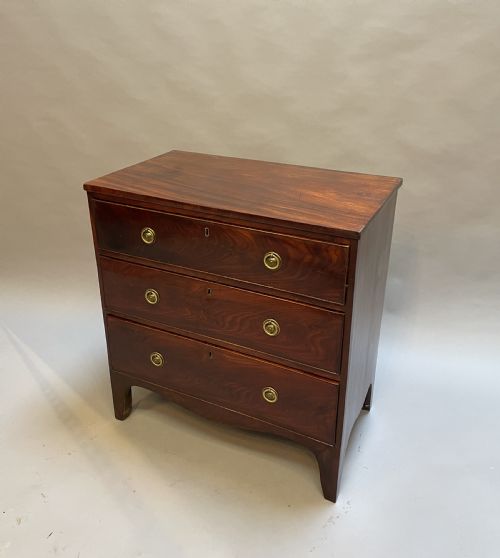 George III Mahogany Small Chest of Drawers