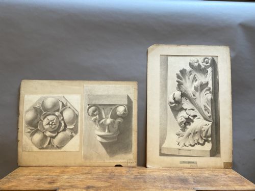 COLLECTION OF 10 ACADEMIC SKETCH STUDIES - ADDITIONAL PHOTO 9