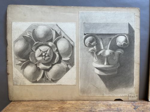 COLLECTION OF 10 ACADEMIC SKETCH STUDIES - ADDITIONAL PHOTO 11