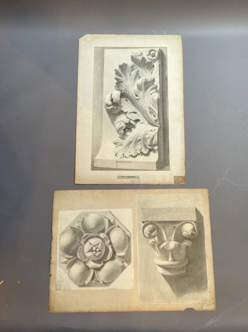 COLLECTION OF 10 ACADEMIC SKETCH STUDIES - ADDITIONAL PHOTO 14