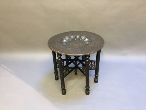 Indian Brass Tray Table