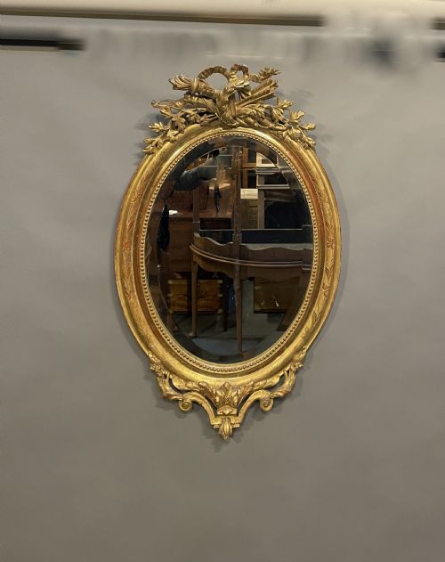 C19th French Gilt Wall Mirror