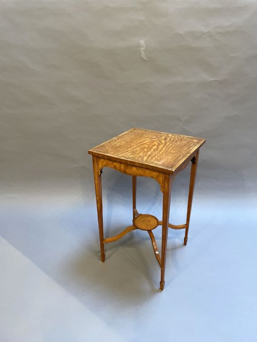 Edwardian Satinwood Occasional Table