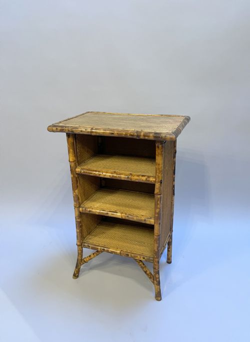 Victorian Bamboo Bookcase Shelves