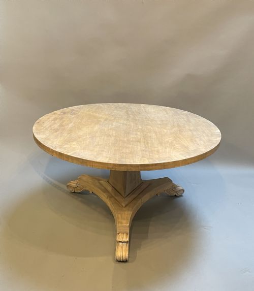 William IV Bleached Mahogany Breakfast Dining Table