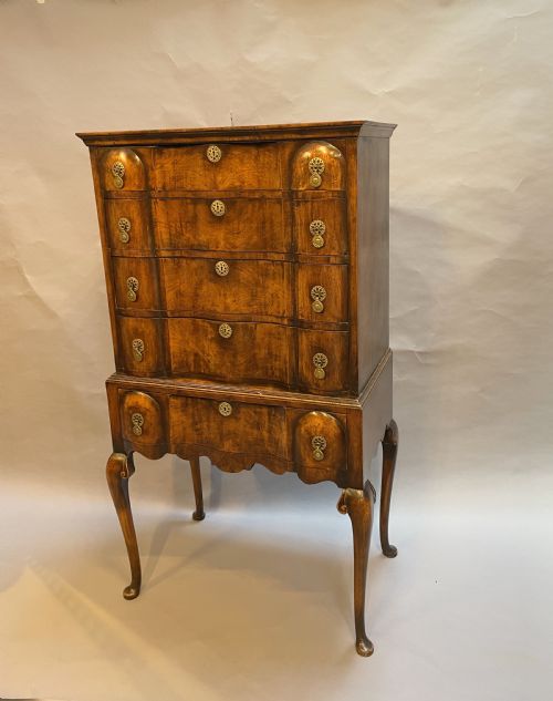 Queen Anne Revival Chest on Stand