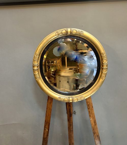 William IV Circular Gilt Mirror