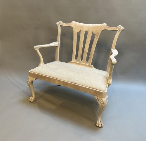 Chippendale Style 2 Seat Settee